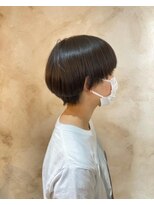 ヘアーリゾートガーデン 南林間店(Hair Resort Garden)&nbsp;黒髪マッシュ/マニッシュショート/アッシュブラック
