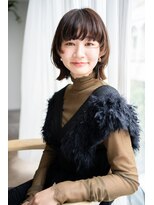 マグノリア オモテサンドウ(MAGNOLiA Omotesando) おしゃれ美人な黒髪マッシュボブウルフ