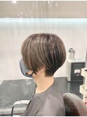 ハイライトでハンサムショート