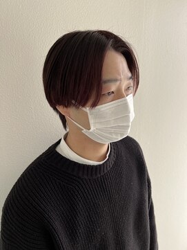 ゴットフロー(GOTTO FLOW) ジェンダーレスショートマッシュウルフ×グラデーションカラー