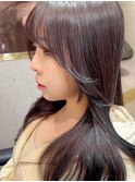韓国風前髪×レイヤーカット【髪質改善/新宿/レイヤーカット】