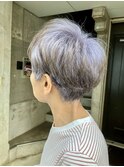 グレイヘアーショート♪