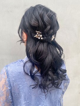 アイティーバイアルバム 下北沢店(IT by ALBUM) レイヤーカットオリーブベージュアッシュブラック_ba505991