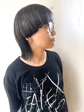 ヘアーワークス ヘルム 渋谷店(HAIR WORKS HELM) 【HELM渋谷】クリエイティブマッシュウルフ