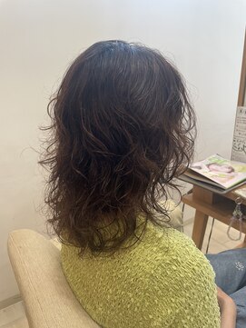 アドラーブル 長岡リップス旭岡店(adorable) うるツヤヘルシースタイルくせ毛風カール前髪うる艶髪モテ髪