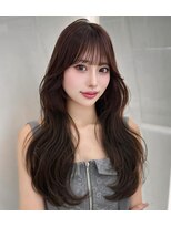 コア 銀座(COA)&nbsp;小顔レイヤー　前髪顔周り　髪質改善縮毛