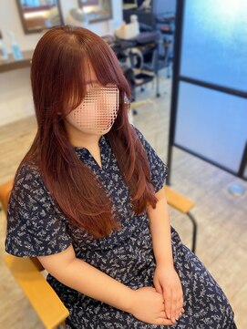 マーリャヘアー(mallia hair) レイヤースタイルレイヤーカットロングレイヤー小顔スタイル
