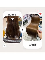 パドトロワ(Pas de trois)&nbsp;秋冬一押し髪質改善×マロングレージュ×極艶カラー