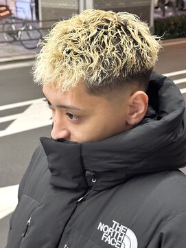 ヒロギンザ 大阪本店(HIRO GINZA) スキンフェード×ハイトーン