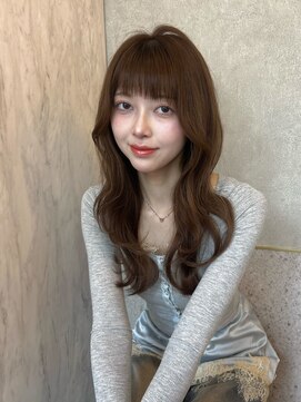 シーシンジュク 新宿南口(Sea shinjuku) メルティーカラー×フェミニンロング[似合わせカット/韓国]