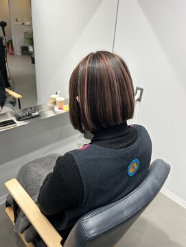 ヴォレ(voler) 白髪ぼかし/ハイライトカラー/デザインカラー/レッドブラウン