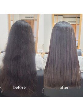 リアン 四条大宮店(Lien) 『髪質改善』ストレートエステ（縮毛矯正）（リタッチ可）