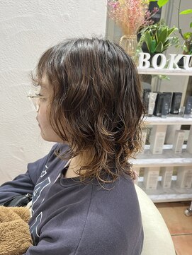 ボクノ 3号店(bokuno) くしゃっとパーマ