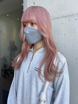 アチーブリス(achieve Liss)&nbsp;ペールピンクダブルカラーハイトーンレイヤーロングヘア20代30代