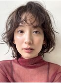 イメチェン外ハネパーマ美髪のススメワイドバング