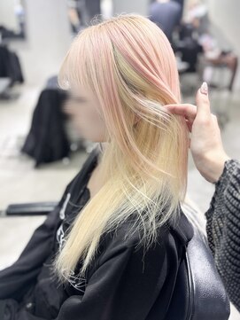 ゲームバイアランスミシー 心斎橋(GAME by Alan Smithee) ブロンド/ピンク/デザインカラー