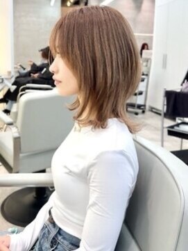 ダブルトーキョー シブヤ(W-TOKYO SHIBUYA) ミディアムネオウルフ☆ ウルフカット ウルフ