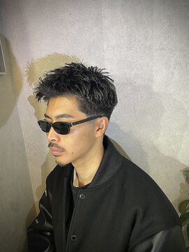 デン 仙台店(DEN) フェザーパーマ/スパイキーショート[榴岡/メンズ/理容室]