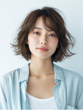 ニスル 町田店(NISURU) 似合わせカット/大人ガーリー/ダークアッシュ/着物/町田/町田駅