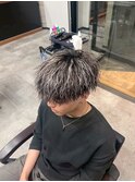 ツイストスパイラルパーマ/メンズ/刈り上げ/眉毛/ツイスト