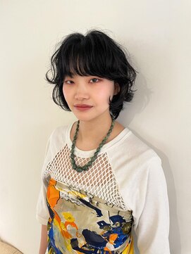 ツナグ(tsunagu) wolf perm