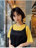 ショートボブ/ボブパーマ/ニュアンスパーマ/20代30代