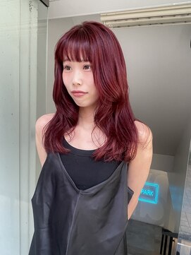 ゼスト パーク(ZEST PARK) ブリーチなし赤カラー/ボルドーカラー