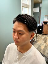 スタンドバーバー 柏(STAND BARBER)&nbsp;MEN’S HAIR/ブルーブラック/フェザーパーマ/ 柏
