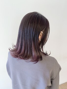 ファースト 長町店(first) バレイヤージュ/ラベンダーカラー