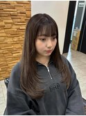 ミルクティーベージュシールエクブリーチカラーレイヤーカット