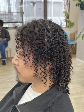 サーフカール/スパイキーショート/ブルーブラック/津田沼