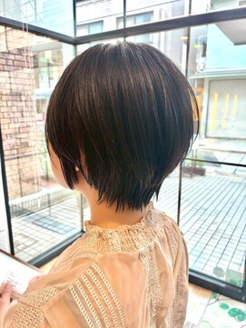 小顔ショート髪質改善白髪染めハイライト20代30代40代元町中華街