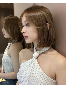 ロンドガーネット 池袋(Lond garnet) マロンベージュ/ボブ/前髪/レイヤー/小顔/髪質改善/縮毛矯正池袋