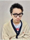 スパイキーショート似合わせメンズカット
