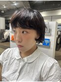 ショートボブパーマ