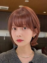 ディフィーノ 赤坂(DIFINO)&nbsp;レイヤーボブ/くびれボブ/オレンジブラウン