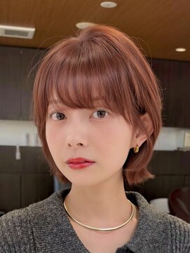 ディフィーノ 赤坂(DIFINO) レイヤーボブ/くびれボブ/オレンジブラウン