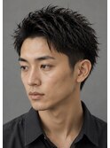 【麻布十番・六本木】アップバング/メンズショート/ビジネス