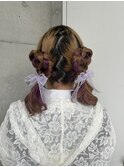 ハートツインヘア