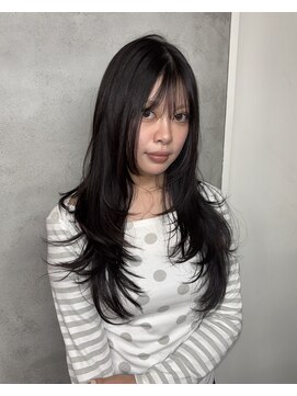 ヌル ヘア デザイン(nullus hair desigh) 【nullus ai】レイヤーロング/ハッシュカット