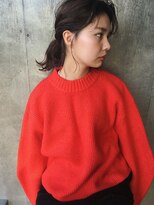 ルーム(Loom.)&nbsp;〈スタイリング簡単〉結ぶだけでok外国人風おくれげポニーテール