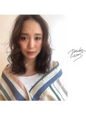 新潟×春のおすすめゆるふわパーマ×透明感グレージュ