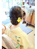 ベル(BELL)&nbsp;和風すぎない着物アップスタイル【BELL桜新町/用賀】