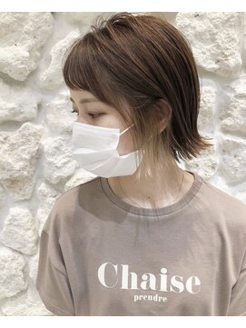 モアナ バイ ヘッドライト 沖縄東崎店(Moana by HEADLIGHT) Moana【東崎】#イヤリングカラー#インナーカラー#ベージュ