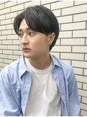 【SiSTA】田中黒髪ツーブロックショートかきあげバング