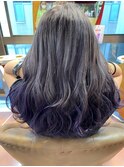 原色パープルグラデーション♪