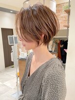 バンプ ギンザ(BUMP GINZA)&nbsp;くびれショート/マロンブラウン/大人ショートボブ／山口☆