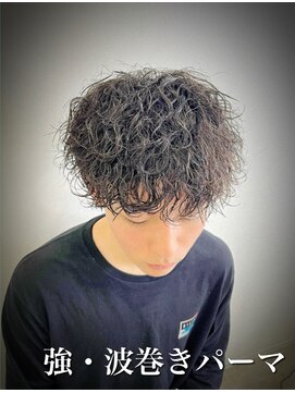 レジット メンズ ヘアサロン(LEGIT MEN's HAIR SALON) 強め波巻きパーマ