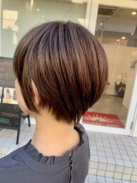 アズールサン 草加西口店(azule-sun) ショートヘア,透明感ベージュ,美肌カラー【草加】
