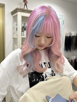 ハチ(HACHI)&nbsp;ピンク×水色の完全お任せに合わせデザインカラー♪